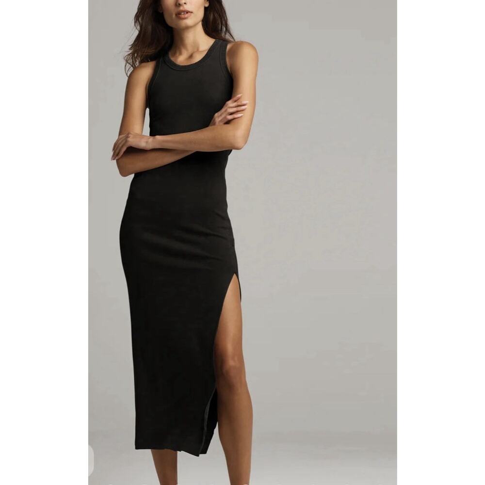 Rowan Dylan Knit Black Maxi Dress Size L